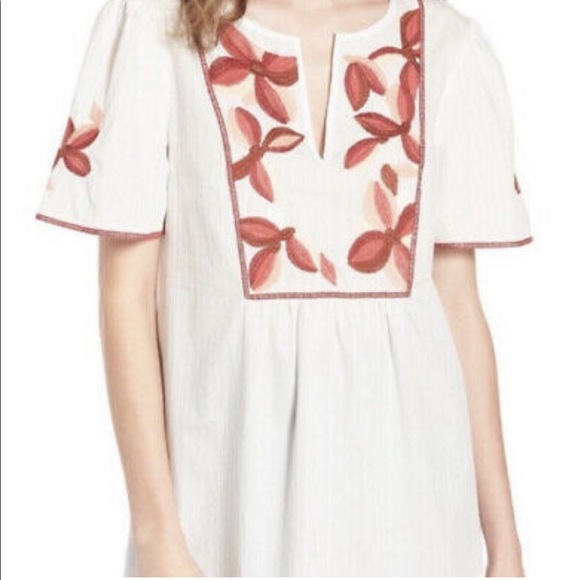 Madewell Embroidered Blouse - Picture 1 of 4